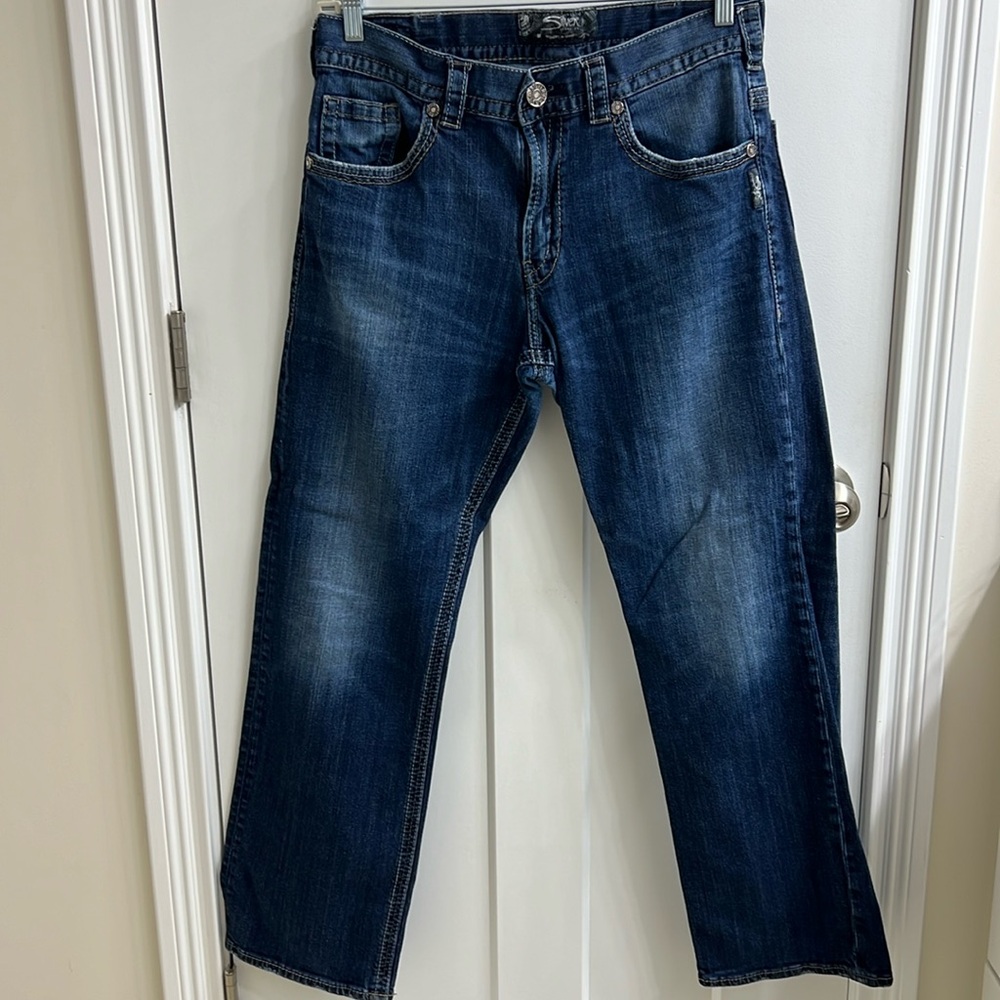 Silver jeans